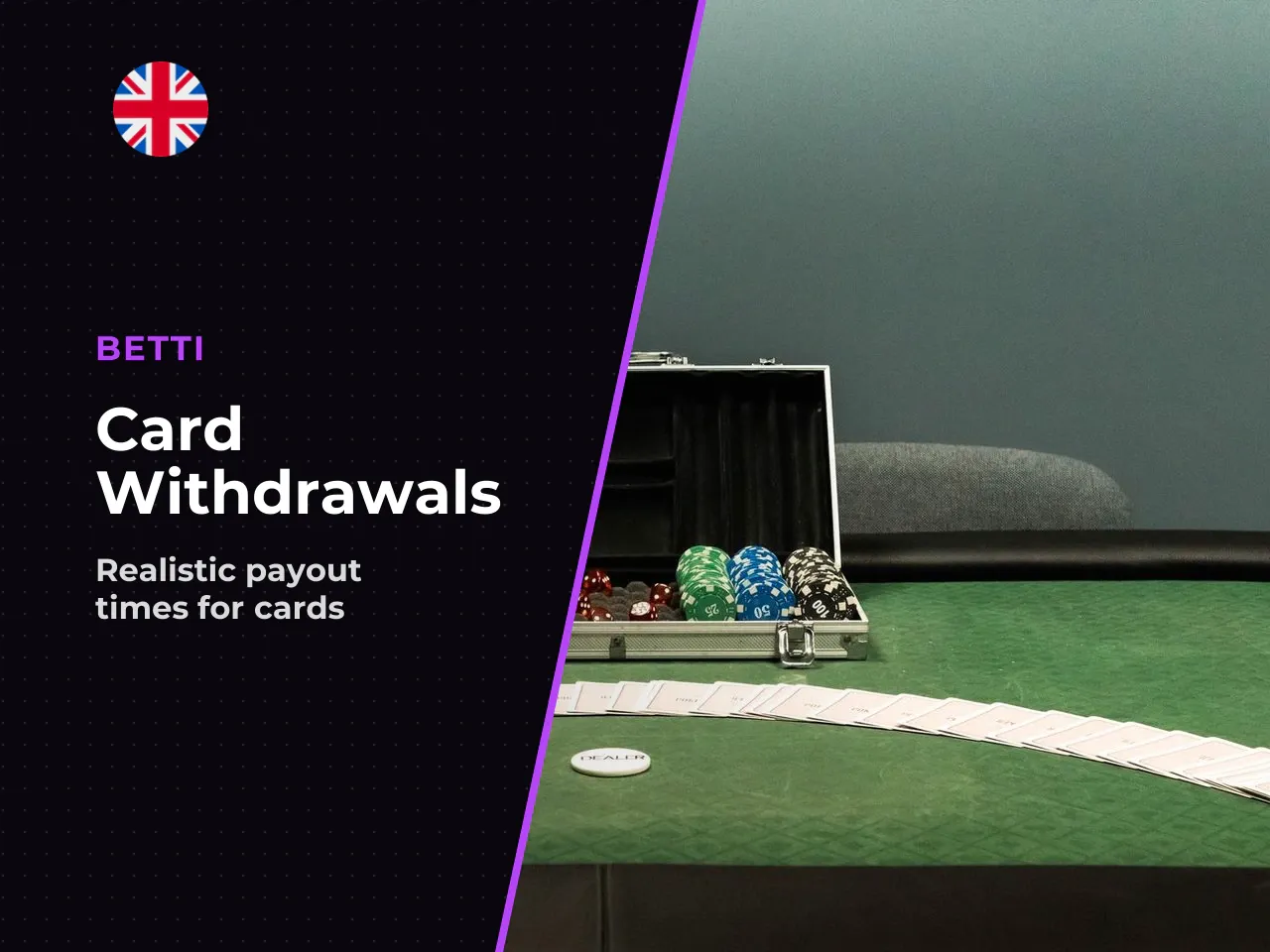 Cards behave differently. A card withdrawal